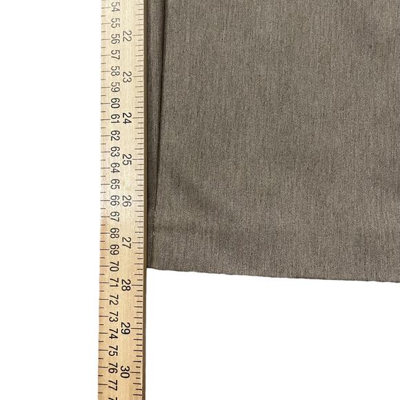 Talbots Factory Petites Pants Women's 8p Pull On Rayon Flat Front Tan Career - Picture 9 of 10